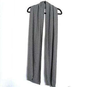 Gorgeous New Cashmere Collection Scarf Wrap Made in Italy Gray NWT